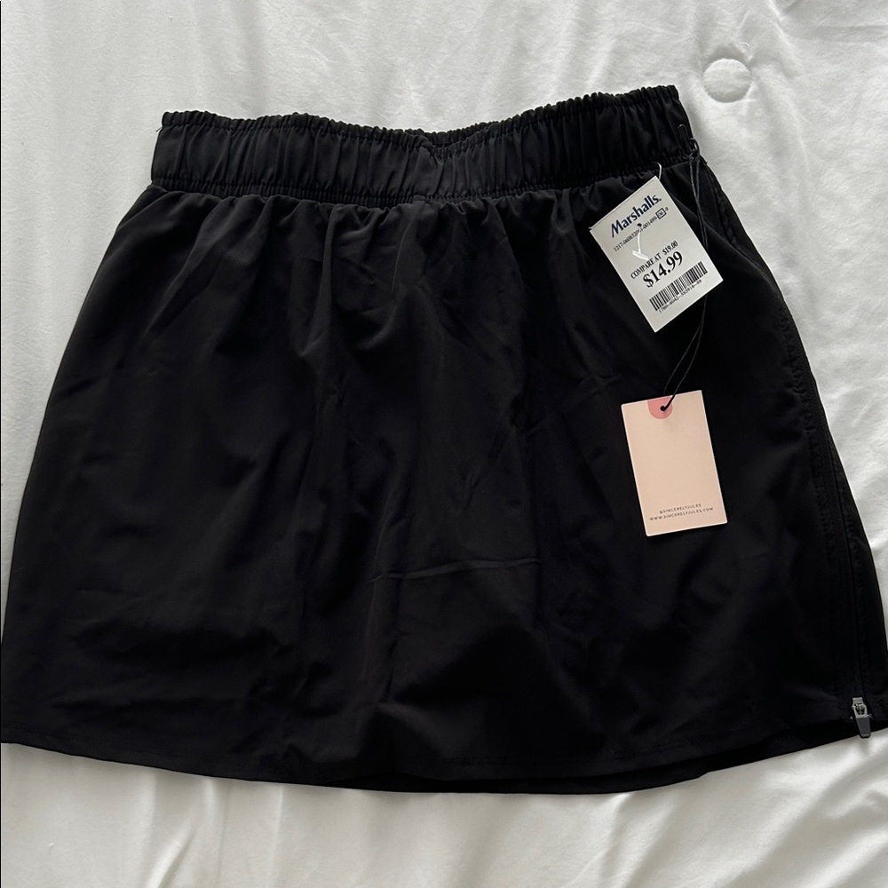 Sincerely, Jules Black Skirt with shorts attached